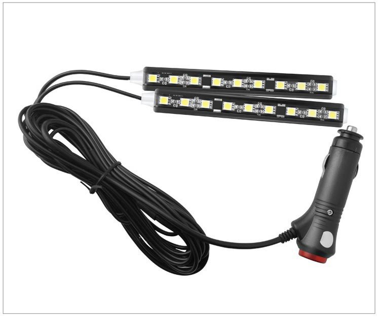 Car Atmosphere Lights 4 in 1 Foot Light Interior LED Decorative Lights