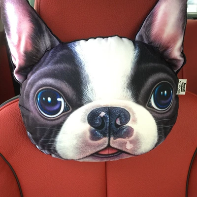 pillow Husky car seat Tide: Headrest - bull-head-pillow-single-252510cm