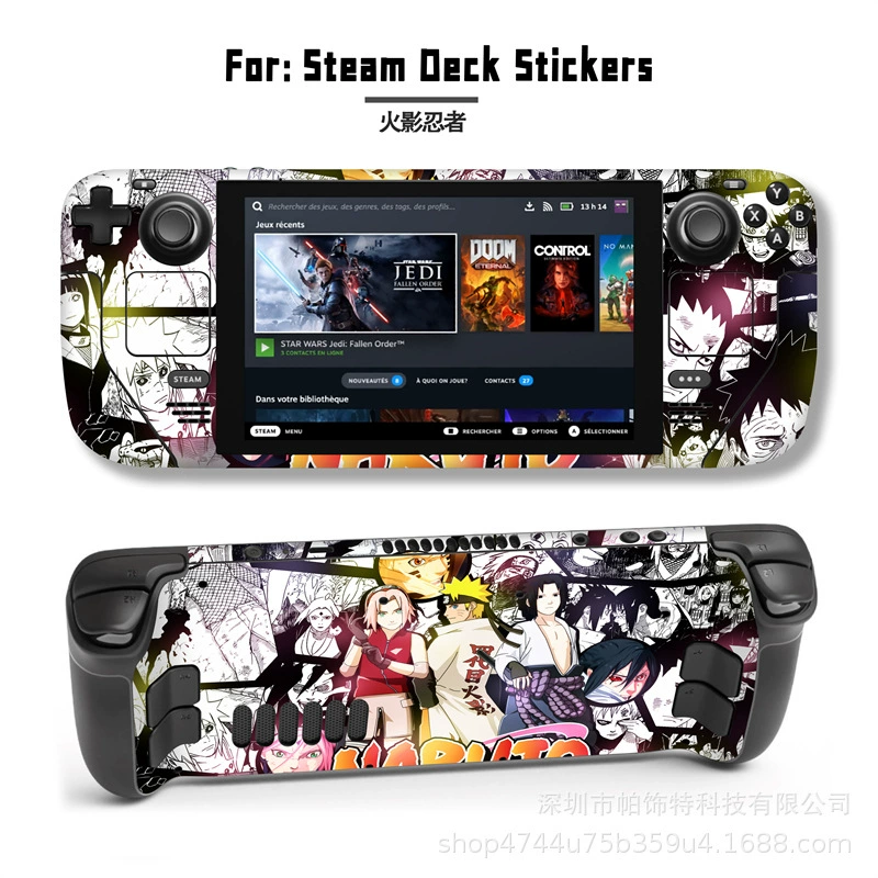 Подходит для наклейки Steam Deck, наклейка на Steam Deck Patch, Steam Panda, вручную, персональный пиксель