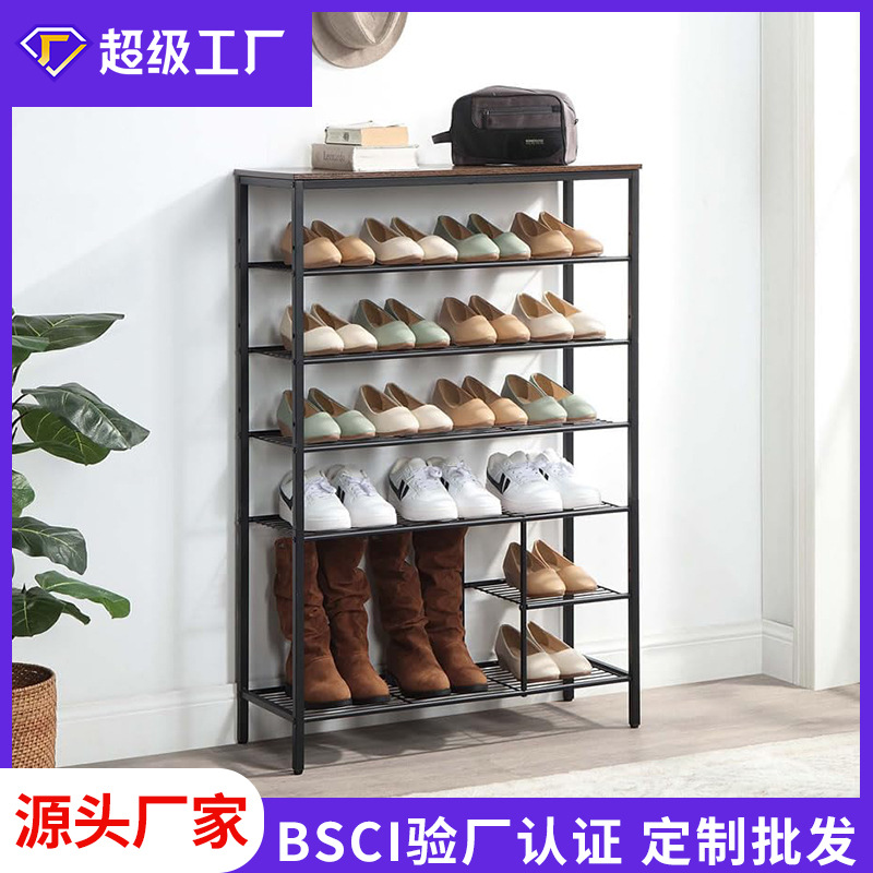 索尔诺加工欧式时尚定制家用简约多层鞋架玄关门口现代收纳鞋架
