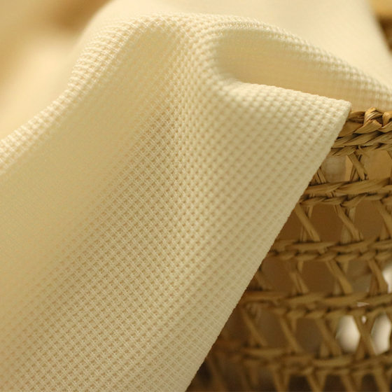 200g imitation cotton waffle in stock sweater fabric small square pineapple sports fabric waffle knitted fabric