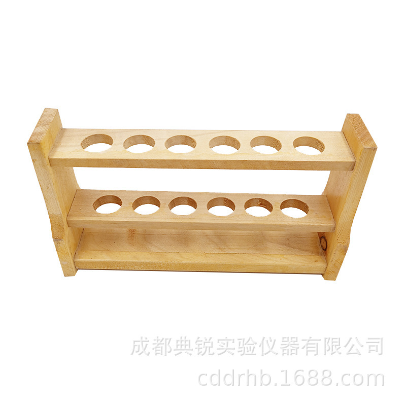 工場価格木製比色管ラック6穴12穴木製比色管ラック試験管ラック10ml 25ml 50ml 100ml|undefined