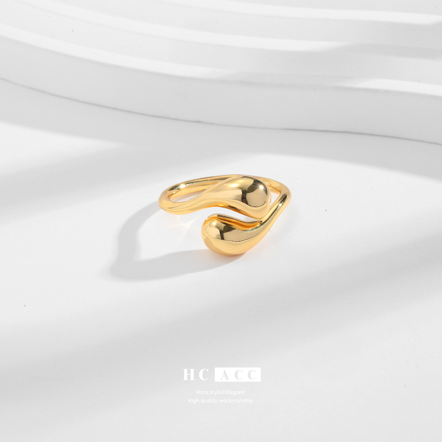 amazon-hot-sale-irregular-copper-plated-real-gold-opening-finger-ring-girl-design-high-grade-sense-ring-light-luxury-fashion