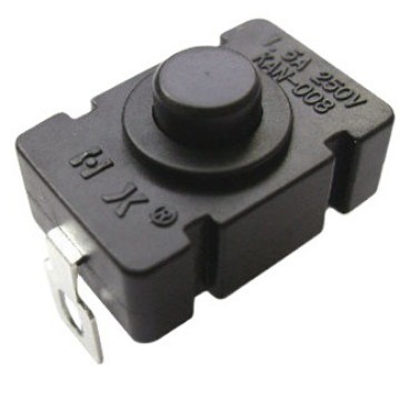 电筒自锁开关两档 两位/手电筒按钮开关1开1关/按键开关长方形