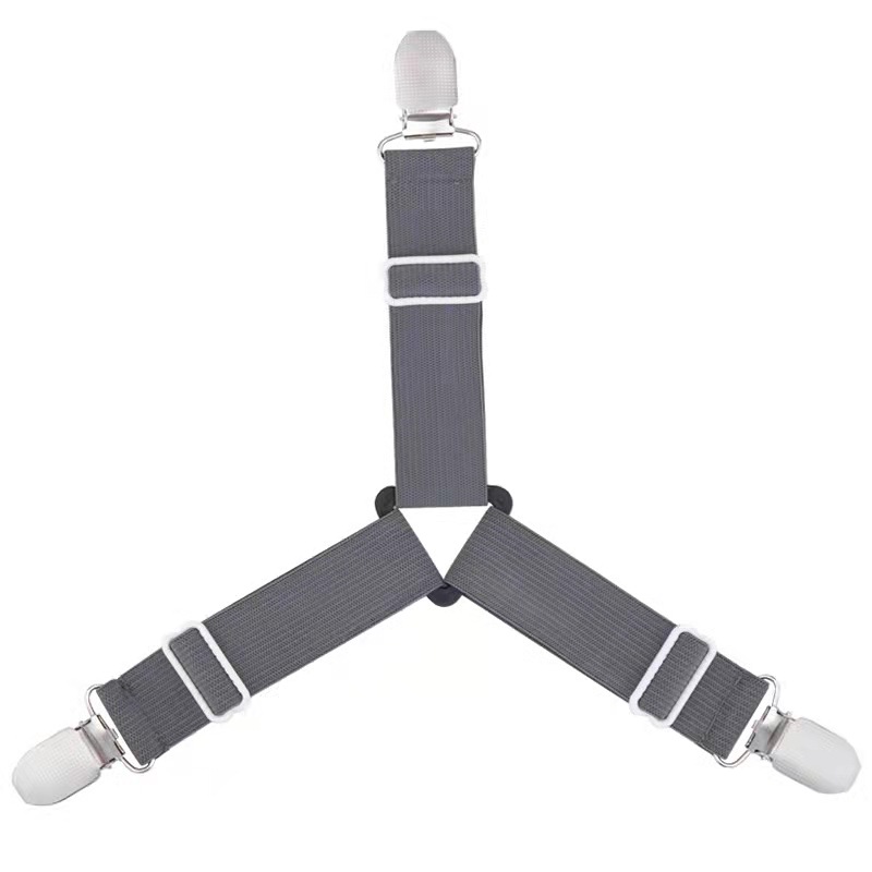 Three-Head Bed Sheet Holder, Mattress Anti-Slip Clip, Fixed Buckle, Fitted Sheet Fixing Clip, Anti-Run Elastic Band Bed Clip
