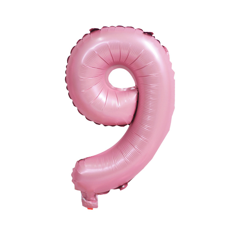 32 pulgadas nuevo globo digital Rosa rojo caramelo digital medio digital transfronterizo nuevo globo de helio puede flotar vacío