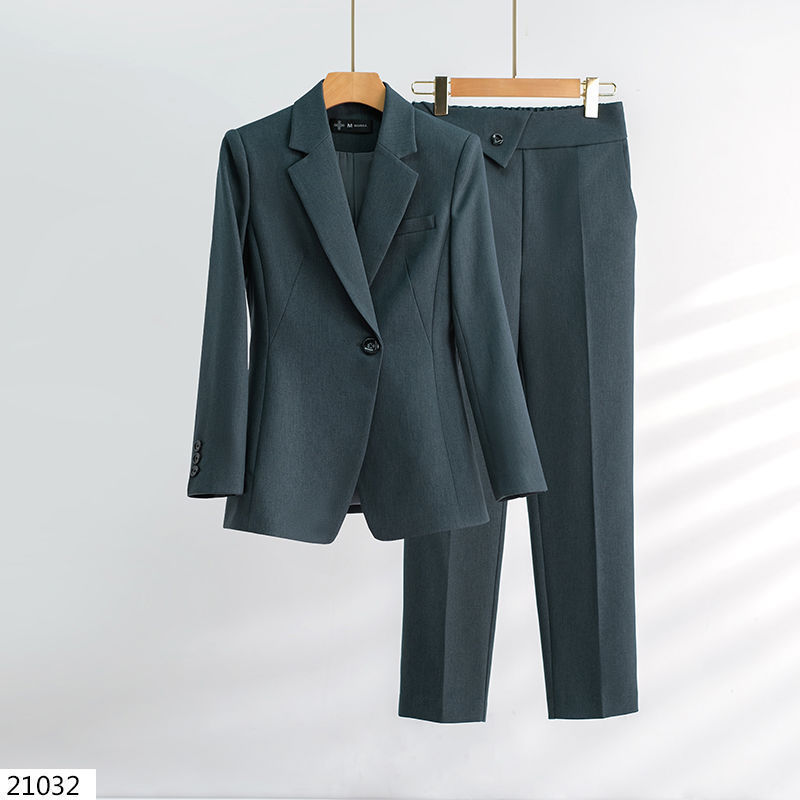 【高级手感】女春秋西装套装公务员正装职业小西装工作服职场穿搭|undefined