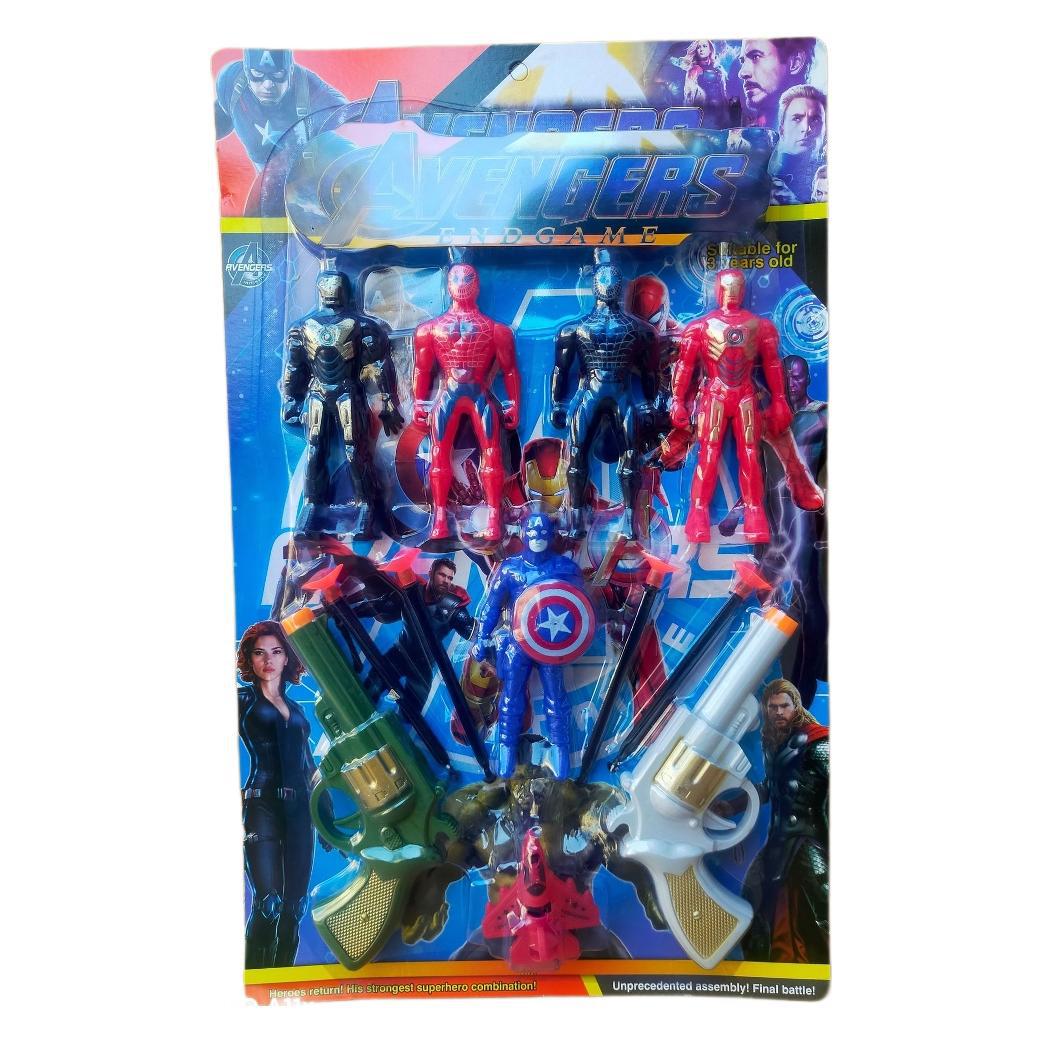 12 modelos de personajes pequeños superman infantiles juguetes de animación superman Spiderman conjunto de muñecas al por mayor