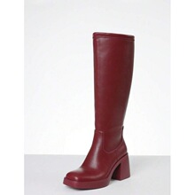 X 72092 Thick Sole High Heel Boots �߸����ѥ �羳ŷ��