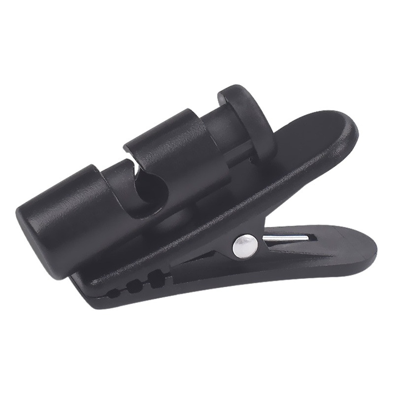 Clip de cable para auriculares 360 grados de rotación deportes anti-perdida fija especial para auriculares Cable de ajuste de espesor longitud clip de plástico