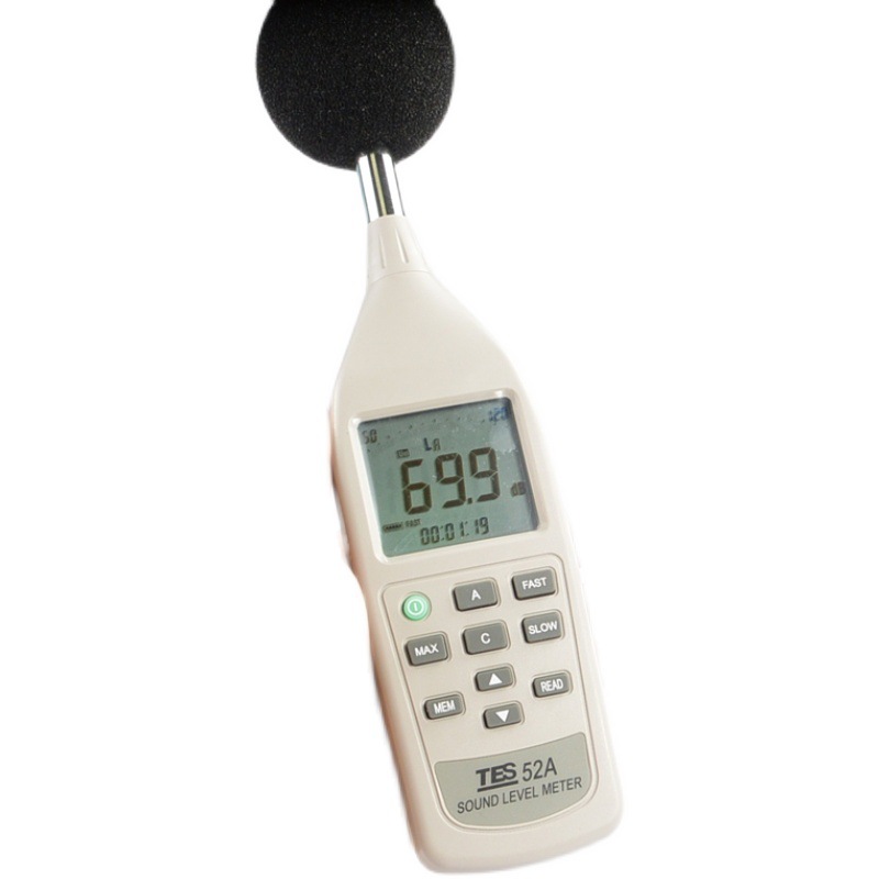 台湾泰仕TES-52A高精度数字式噪音计数字分贝计52AA数字式噪音计
