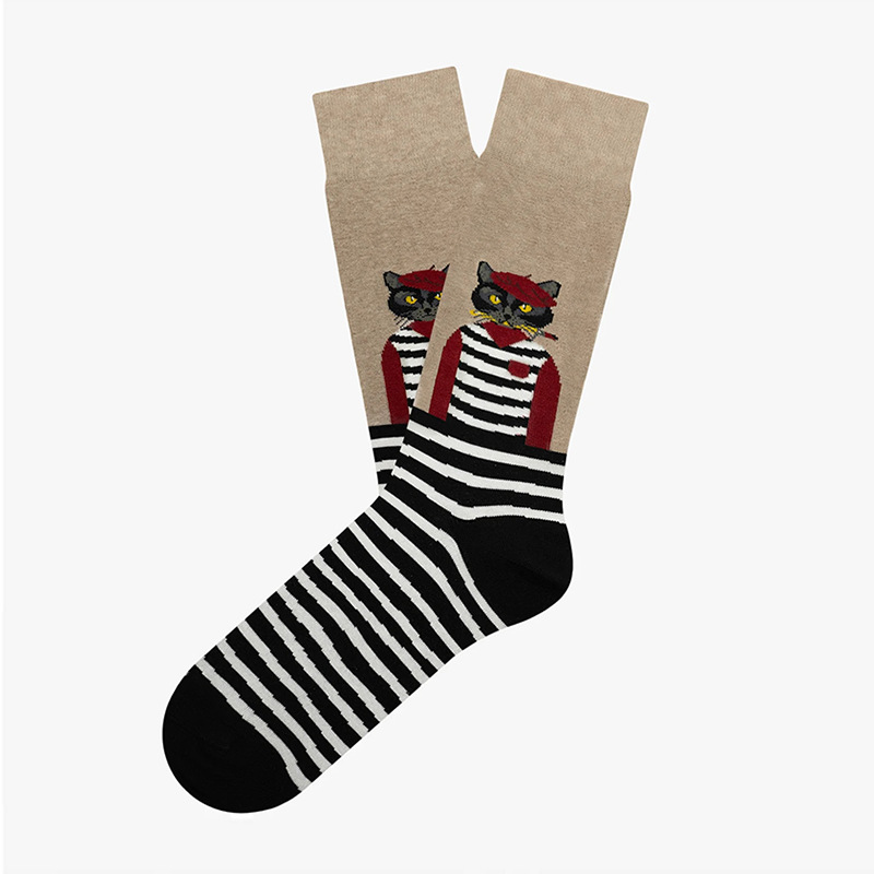 Unisex Simple Style Classic Style Color Block Cotton Crew Socks A Pair display picture 7