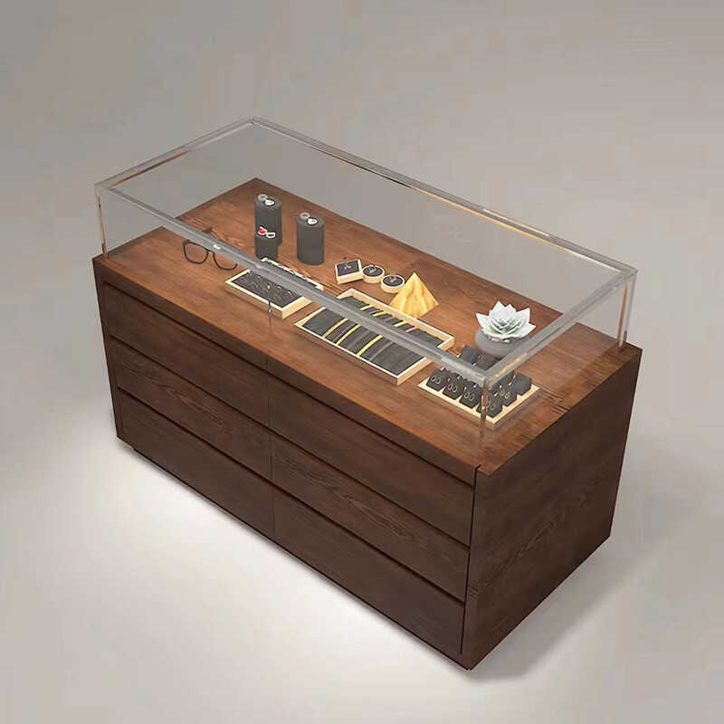 Jewelry Counter Sample Exhibition Shopping Mall Glass Cabinet Display Cabinet Display Cabinet Tea Room Tea Set Ceramic Antique Cabinet