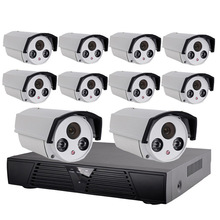 ahd 監控套裝 10路 AHD2000線 百萬高清網絡遠程監控套餐 攝像機