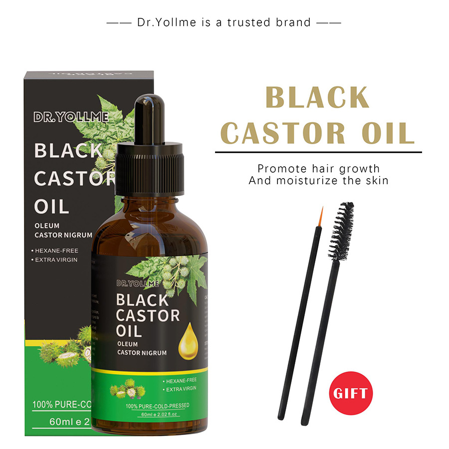 Dr.Yollme [跨境Oil For Hair Growth黑蓖麻精油养发固发全英文出口]