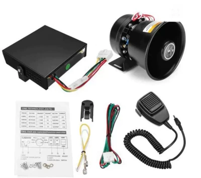 Car horn/tweeter horn tweeter CJB-200W - 400w-host-round-mouth-black-front-speaker-12v