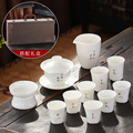 德化羊脂玉茶具套装全套礼品公司伴手礼陶瓷茶具一套起批订logo