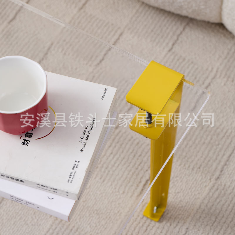 【薯友同款】桌脚支架茶几桌腿diy边几彩色免打孔脚架带轮子支撑|undefined
