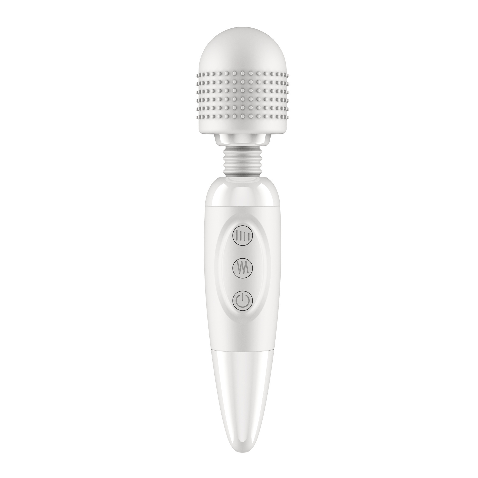 Pointed-Tail AV Vibrator, Rechargeable Variable-Frequency Dual-Use Wand for Internal and External Play — detail image 4
