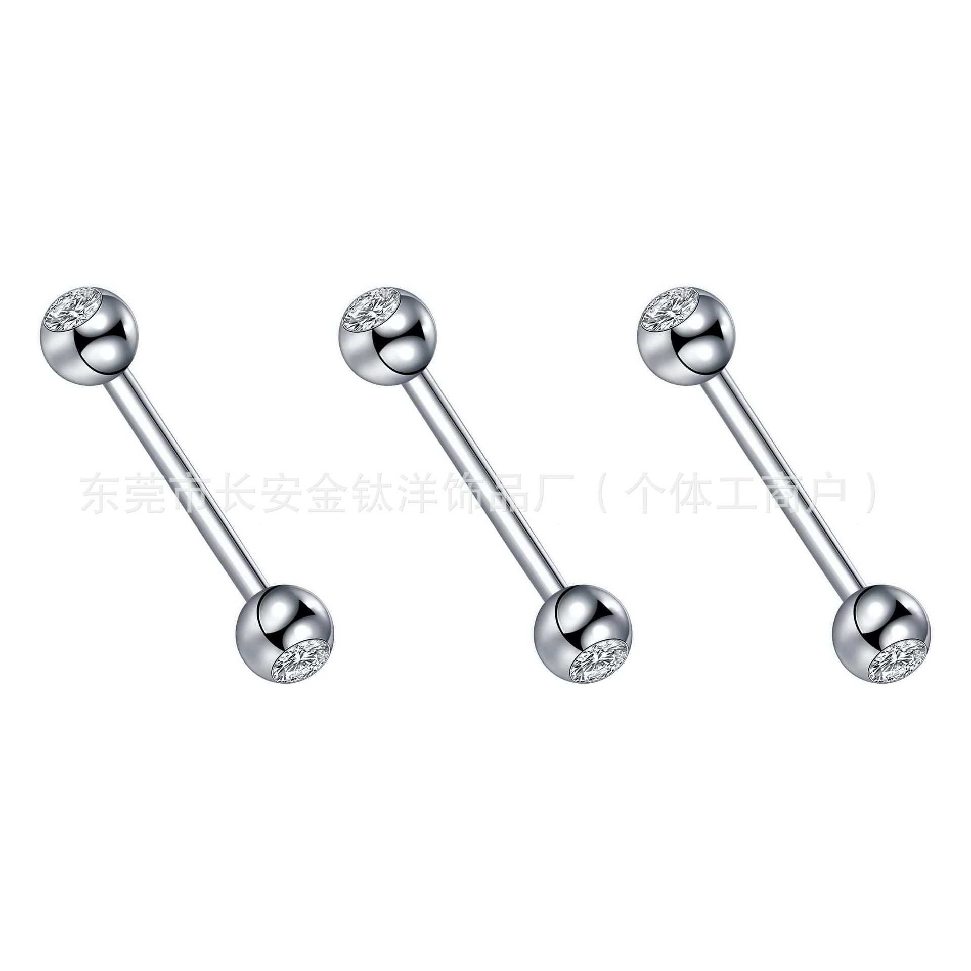 Labret piercing jewelry detail image