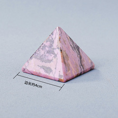4cm Natural Crystal Pyramid Ornament Amethyst Rose Quartz White Crystal Pyramid Home Office Energy Tower Ornament