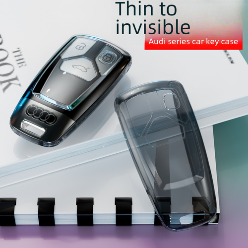 Key case for 2019 Audi A4L, suitable for Audi Q5L, male A5TPU transparent car key holder