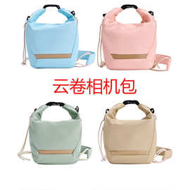 跨境新款云卷相机包单肩胸包斜跨包旅行防水收纳包摄影相机配件