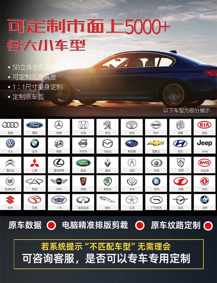 BYD Yuan PLUS special car seat covers, perforated genuine leather, suitable for all seasons, full-cover seat cushions, breathable seat covers