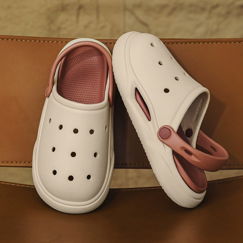 2025 новые летние сабо однотонные простые повседневные с мягкой подошвой износостойкие удобные пляжные сандалии для мужчин и женщин