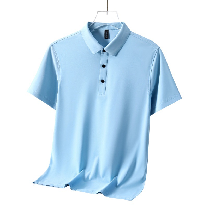 Grano dinámico de secado rápido Polo camisa personalizada de alta gama de publicidad camiseta de la empresa ropa de trabajo impreso bordado LOGO