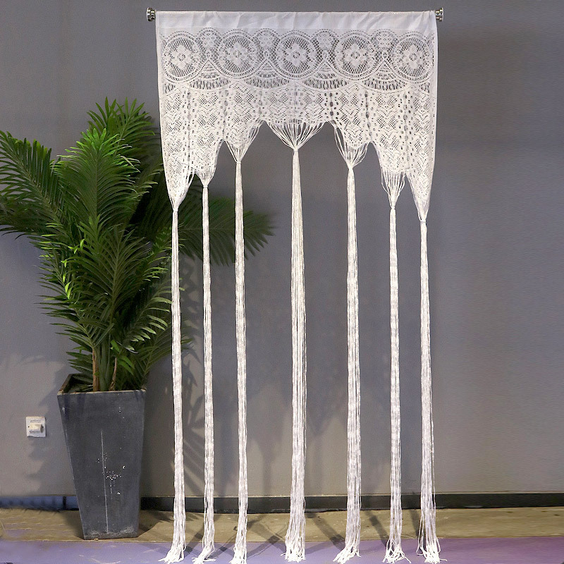 Finished Woven String Curtains, Woven Door Curtains, Window Curtains, Hanging Curtains, Bohemian Style Living Room Home Decoration, Entryway Partition String Curtains