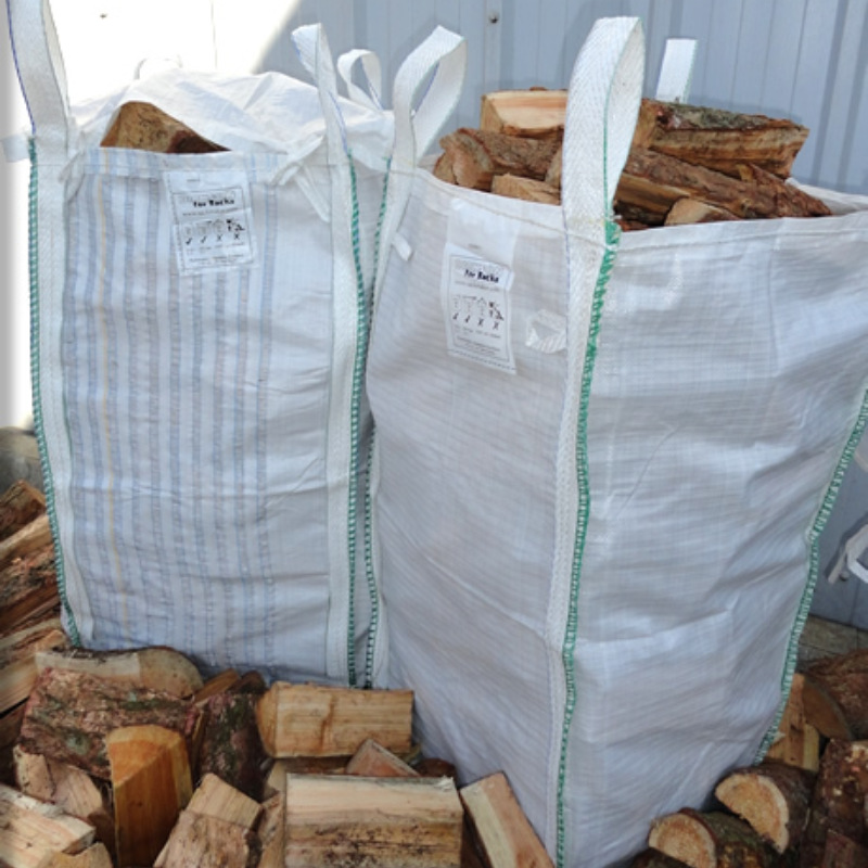 出口瑞典木柴透气吨袋 抗UV纯新料柴火吨包 可印刷吨包集装袋