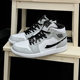 Putian Shoes Pure Original Aj1 Mid-Top High Version Panda Qiaoyi Mid Male and Female Couple Campus Versatile Sports Basketball Shoes