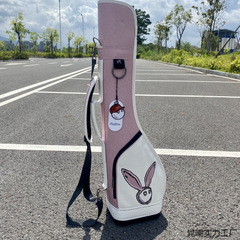 新しいゴルフガンバッグ夏ユニセックスレター収納練習用小型ボールバッグ防水生地
