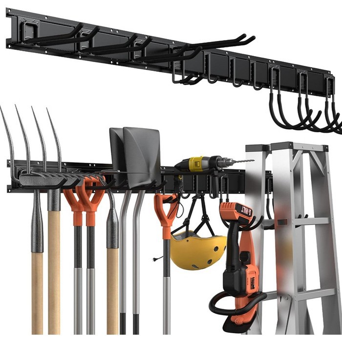 跨境车库挂钩套装园林工具收纳自行车重型金属挂钩挂架