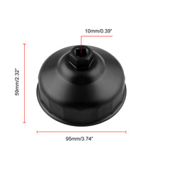 Cross-border exclusive automotive aluminum wrench 86mm oil filter wrench suitable for BMW series