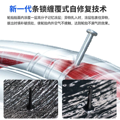 New anti-puncture self-repair technology Vehicle tire