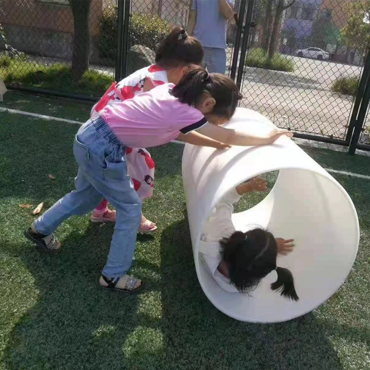 Детский сад Anji роликовая игра на открытом воздухе интерактивное Сенсорное тренировочное оборудование сверление отверстий ПВХ баланс ног большая игрушка