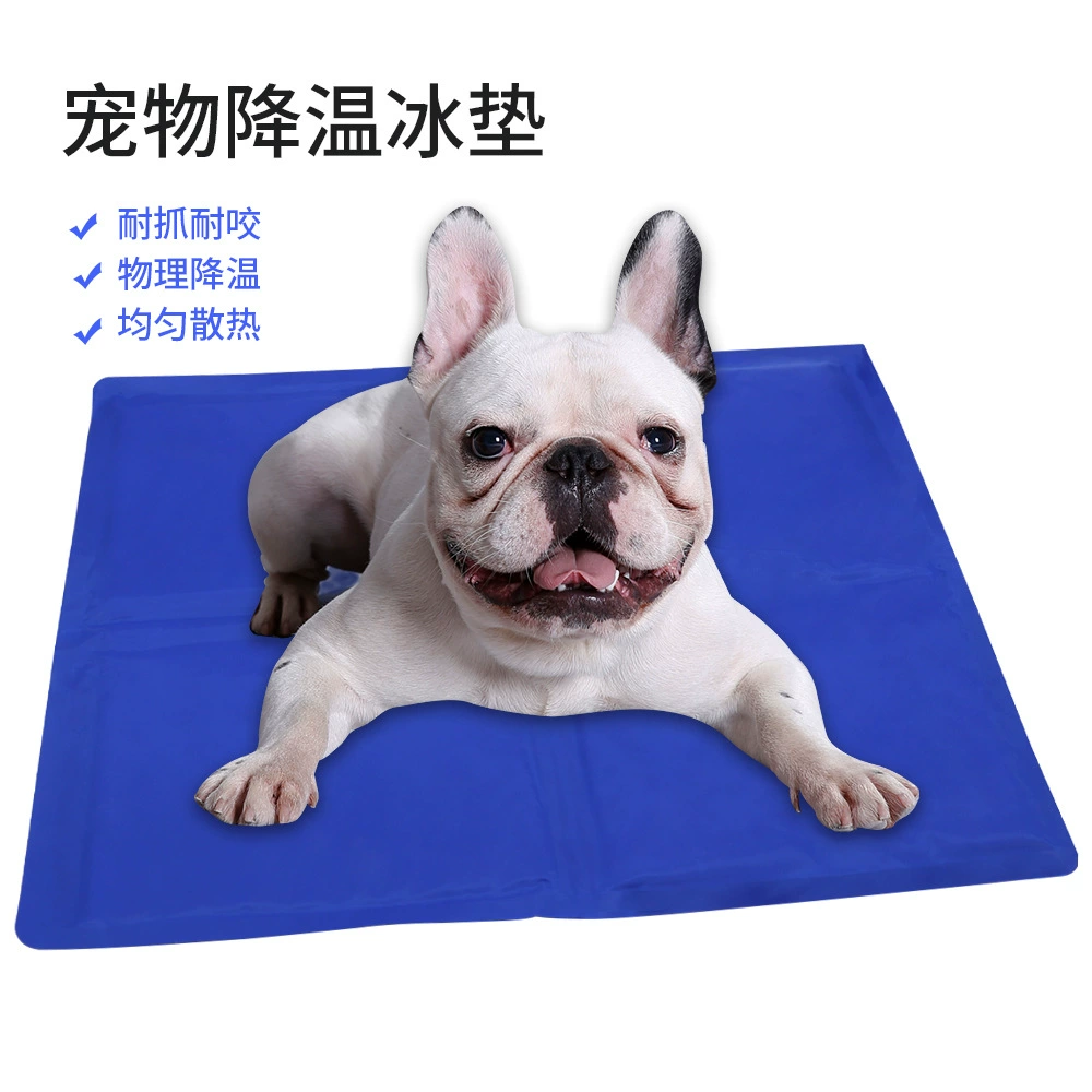 Собака ледяной коврик летний профилактика теплового удара Прохладный Коврик для домашних животных напольный коврик кошка летний рельефный коврик артефакт Водонепроницаемая Подушка оптом