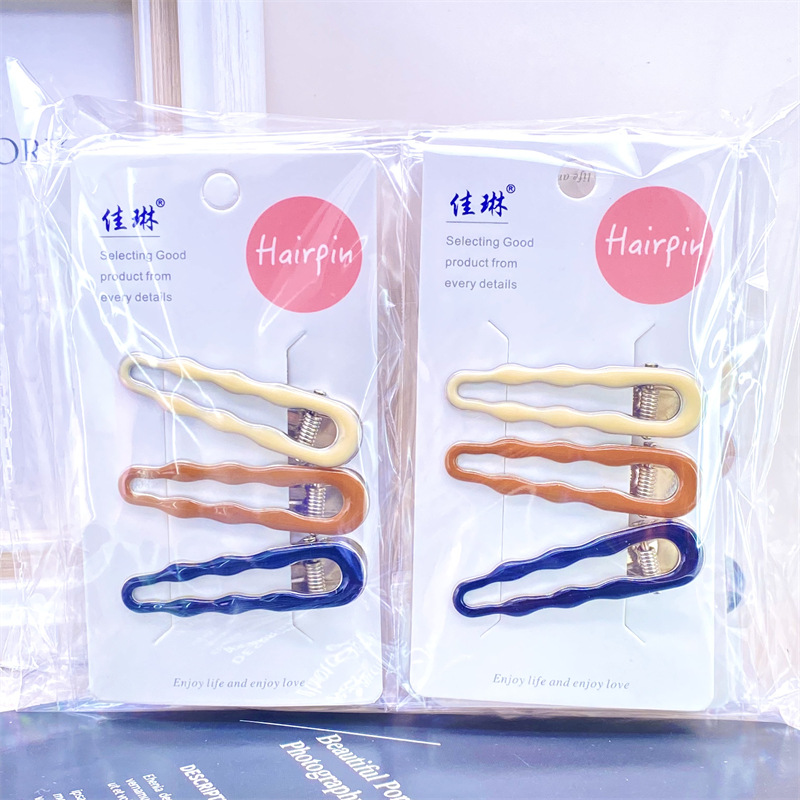 Leche marrón flequillos horquilla lado femenino cabello roto goteo clip de pico de pato horquilla japonesa y coreana Internet celebridad arco clip lateral tocado