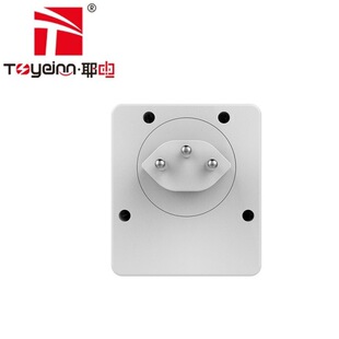 TY1902J1 square Swiss standard smart single plug 2.4g wireless smart home socket (with power statistics)