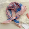 Pink blue flower
