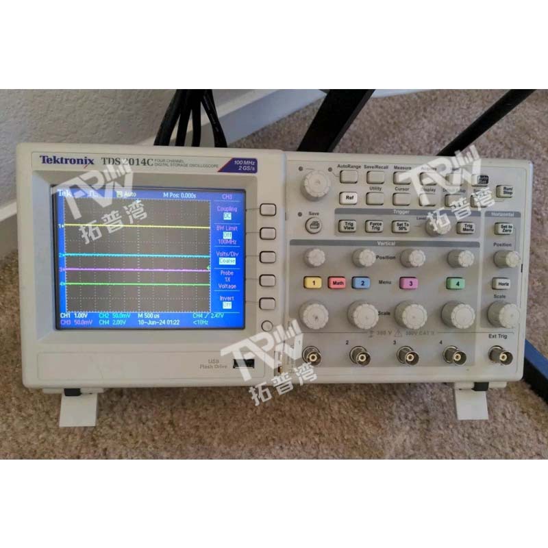 Tektronix 泰克 TDS2014C 4 通道 数字存储示波器 100MHz 2GS/s