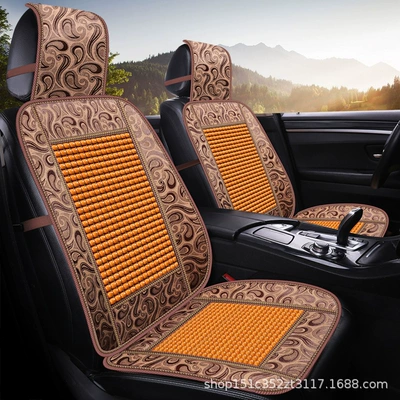 Cool pad – Wooden Bead Cooling Cushion Car