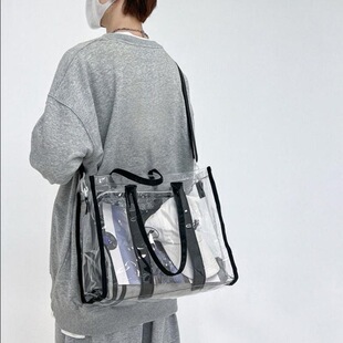 Z 74634 Transparent PVC Waterproof Shoulder Bag ͸����ˮб��