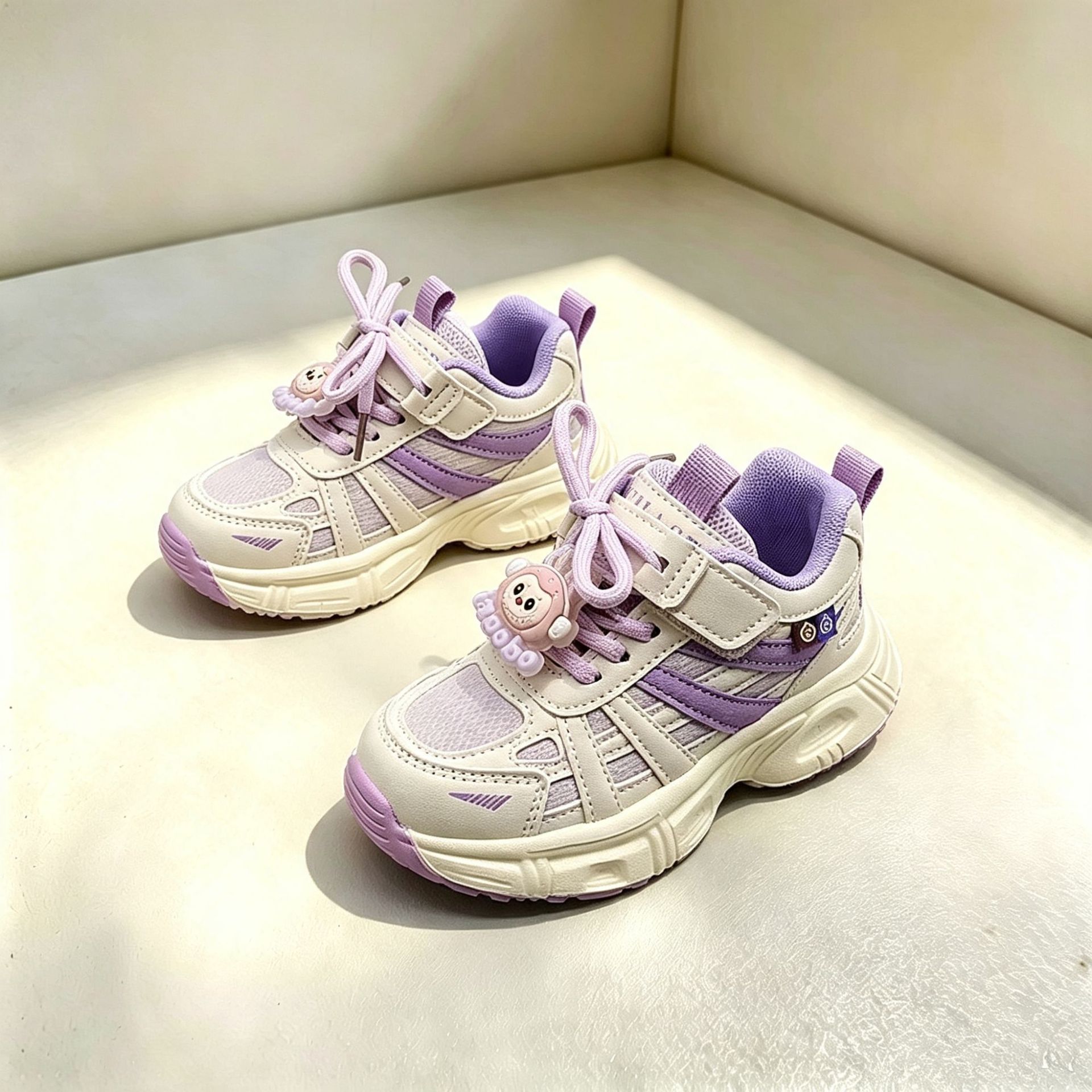 Zapatillas de Cuero Little Duck para Niños, Tallas 28-32, Zapatos Modernos para Bebés, Zapatos Casuales para Niñas