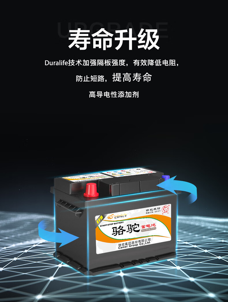 Suitable for Camel Battery Efb70 Start-Stop Battery Adapted to Volkswagen Passat Magotan Tanyue Envision