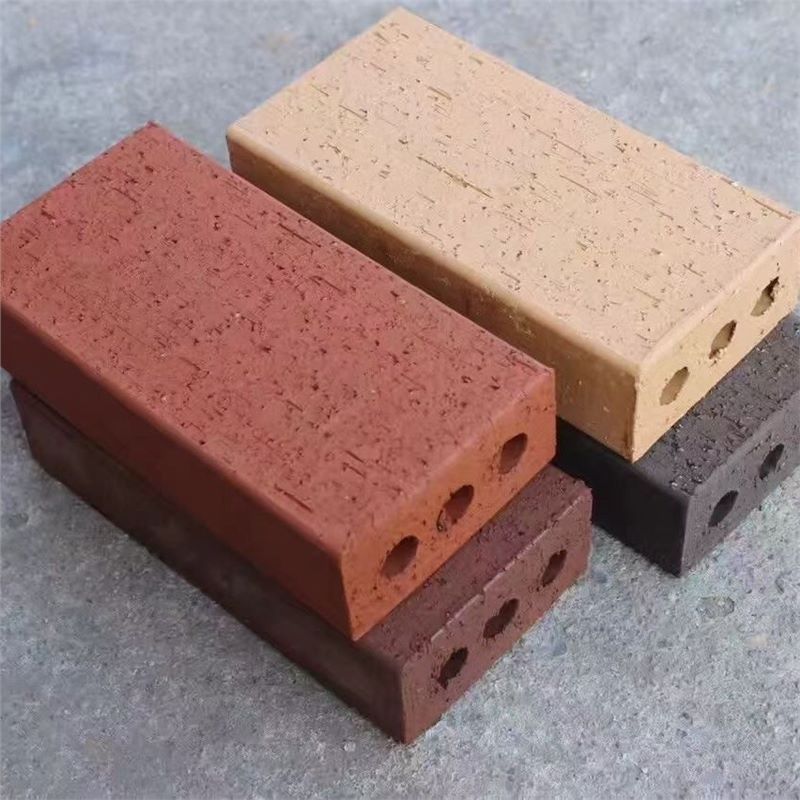 安徽宣城陶土砖烧结砖200*50*50真空砖道板广场砖人行道砖透水砖