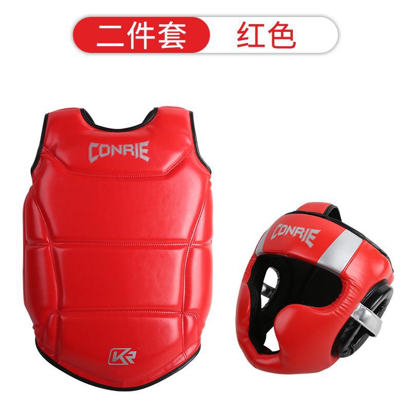 Kangrui nueva Sanda boxeo traje de equipo de protección boxeo para niños Muay Thai protector de la cabeza protector de la entrepierna protector de la pierna