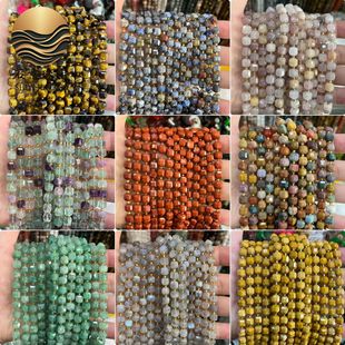 6*6mm��Ȼ����ɢ�鴮���ֹ�diy�t��觾G��ݮ�Ͼ�������������l